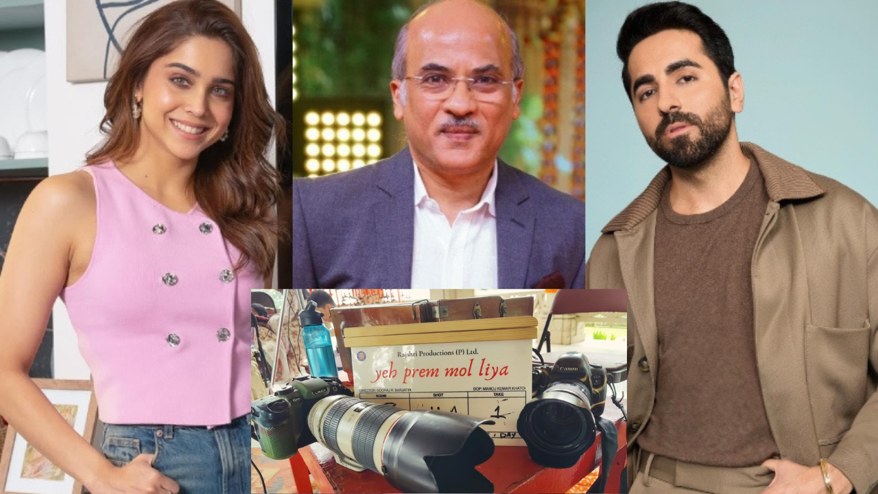 Sooraj Barjatya’s next family drama with Ayushmann Khurrana and Sharvari gets its title Yeh Prem Mol Liya
